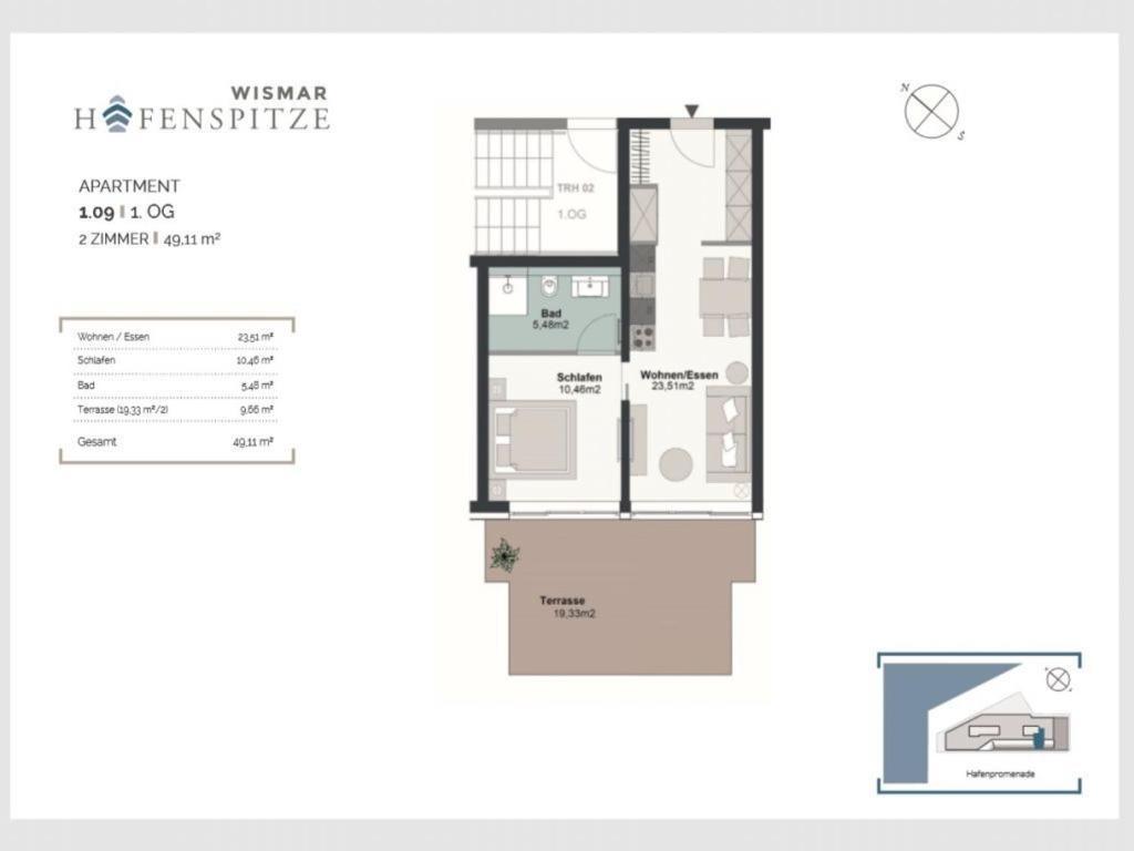 Hafenspitze App 09 Apartment Wismar Exterior photo